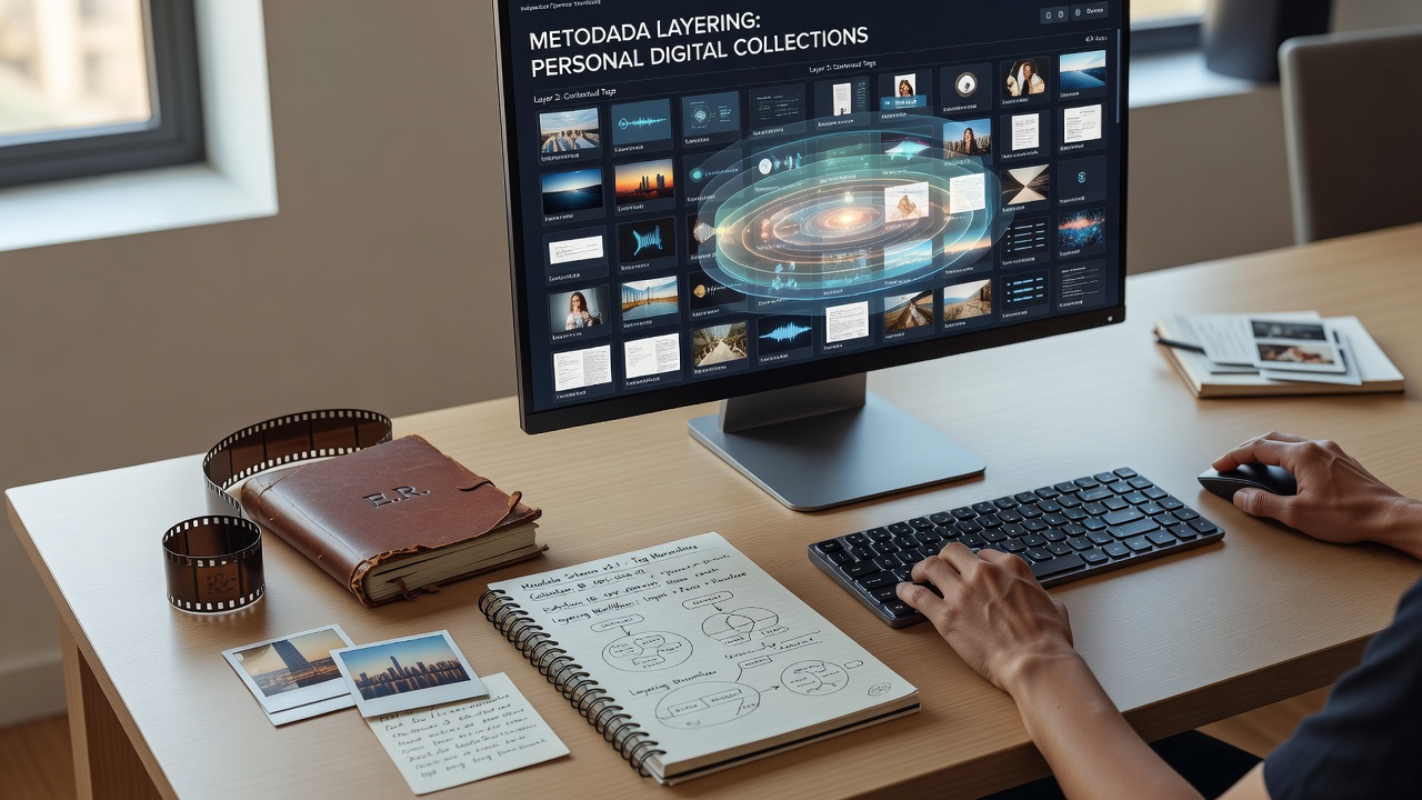 Exploring Metadata Layering Techniques for Personal Digital Collections Maintained by Independent Operators